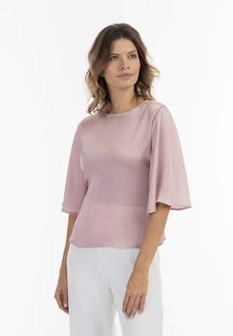 Camicia da donna di usha BLACK LABEL in rosa: frontale