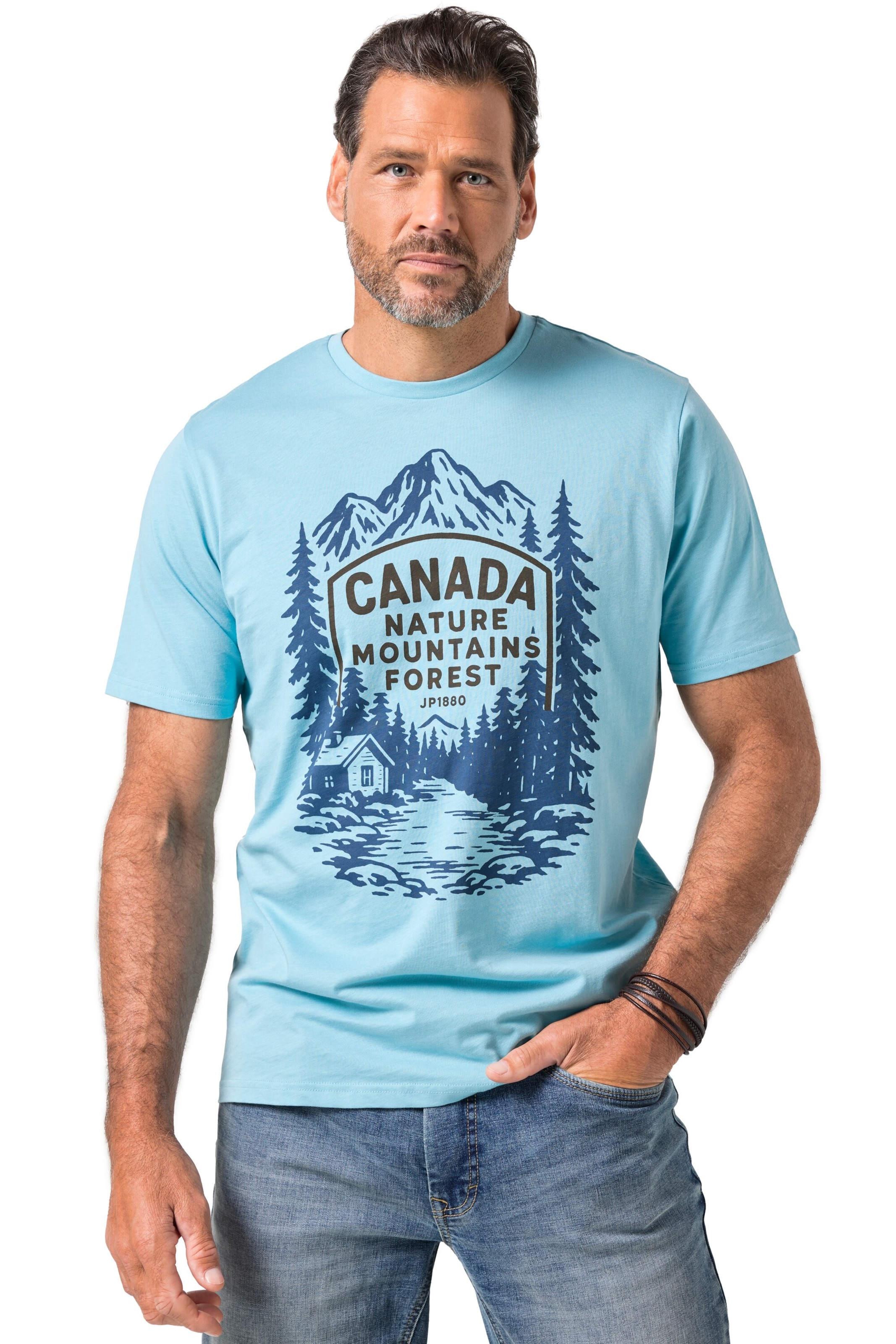 JP1880 T-Shirt in Blau