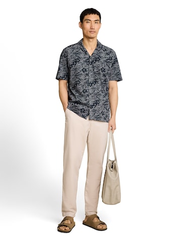 TOM TAILOR Comfort fit Button Up Shirt in Blue