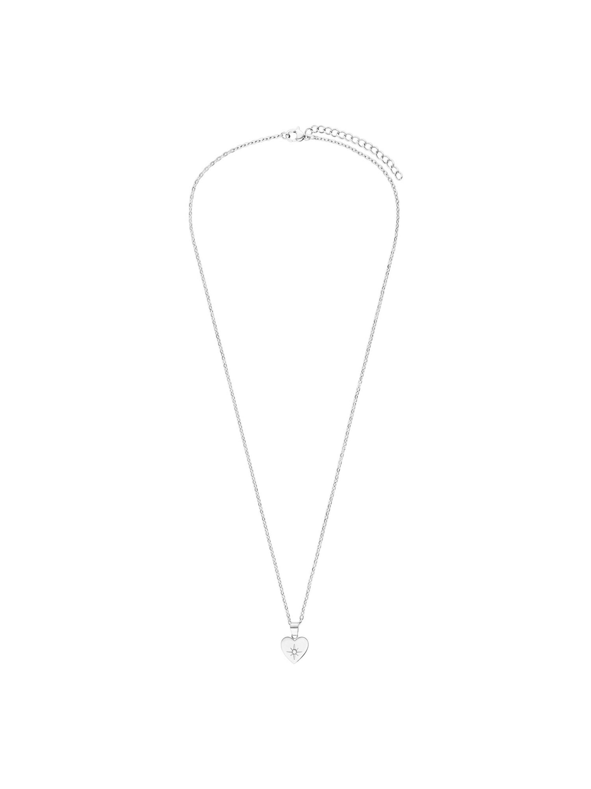 Lucardi Necklace 'Essentials' in Silver: front