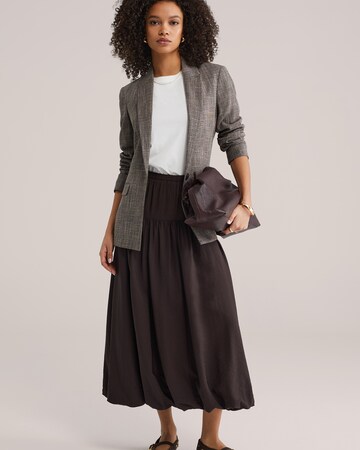 WE Fashion Юбка в Коричневый: спереди