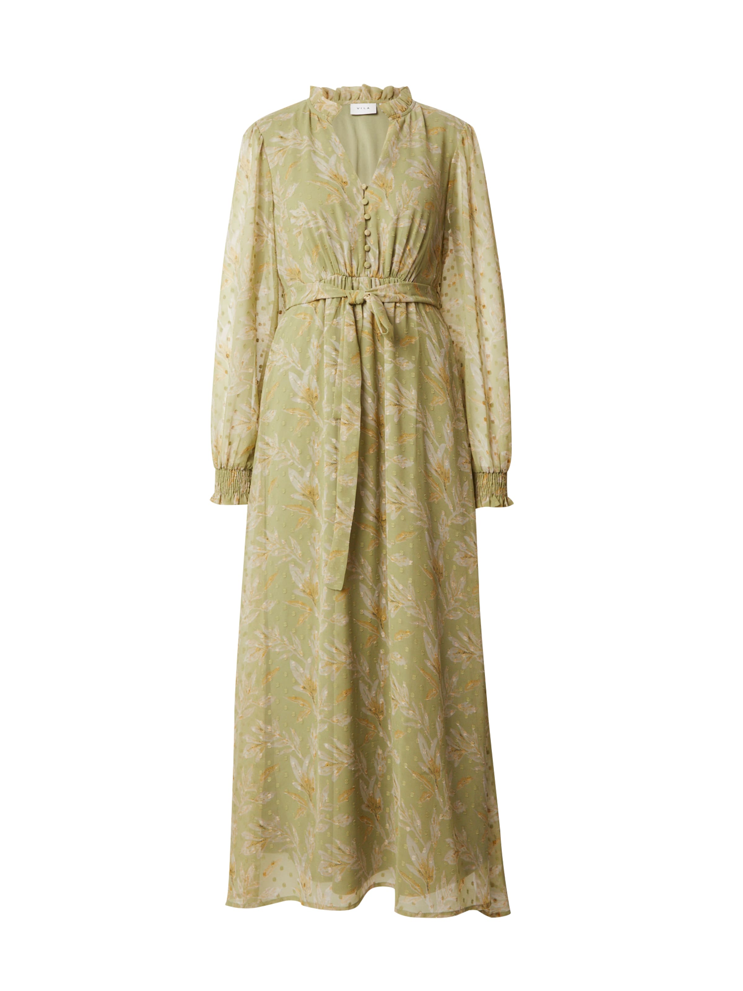 VILA Šaty 'VIEDEE' – zelená: přední strana