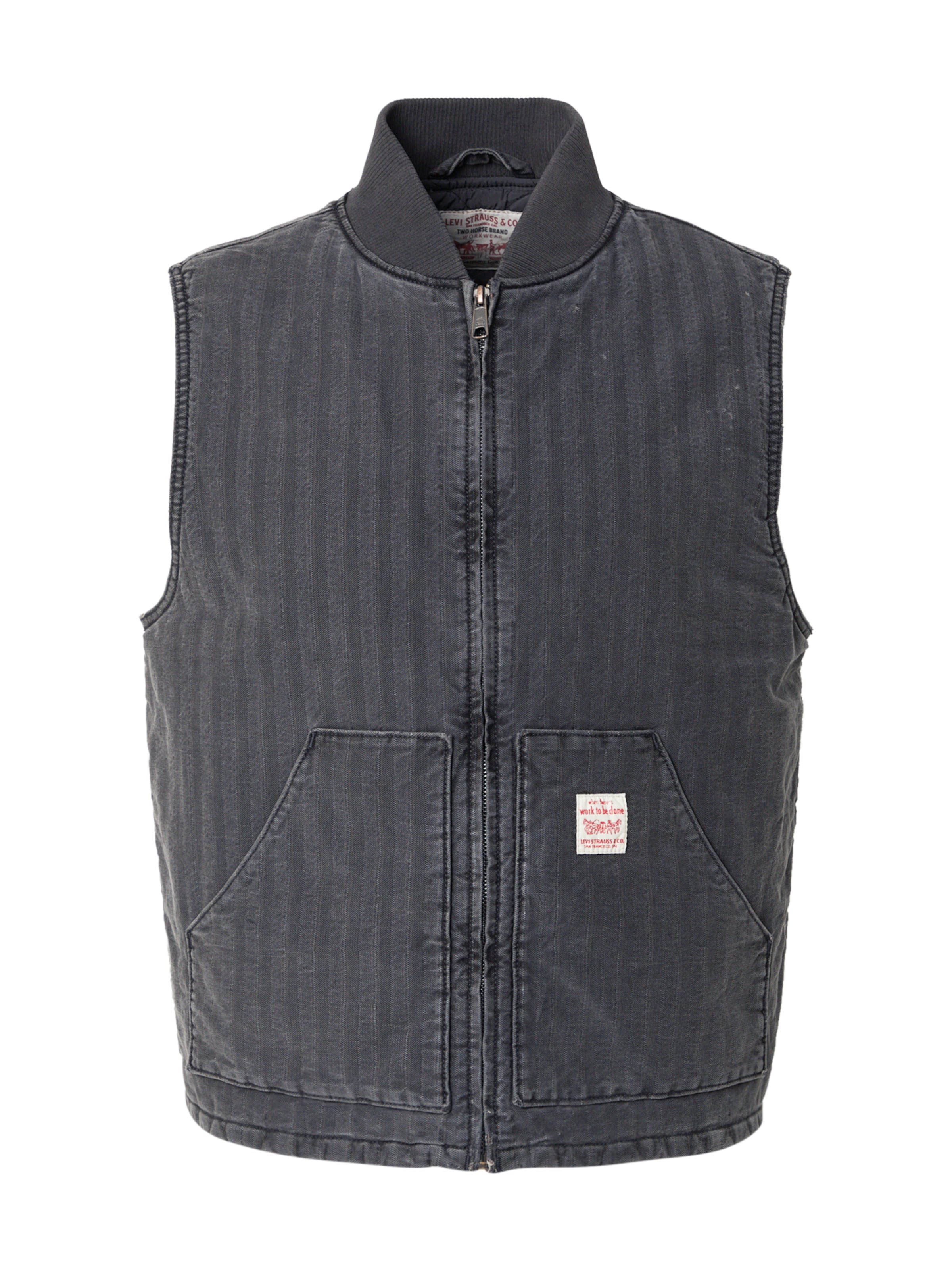 LEVI'S ® - Colete 'Sansome Vest' em preto: frente