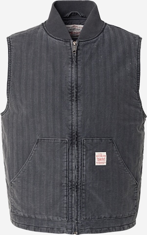 LEVI'S ®Prsluk 'Sansome Vest' - crna boja: prednji dio