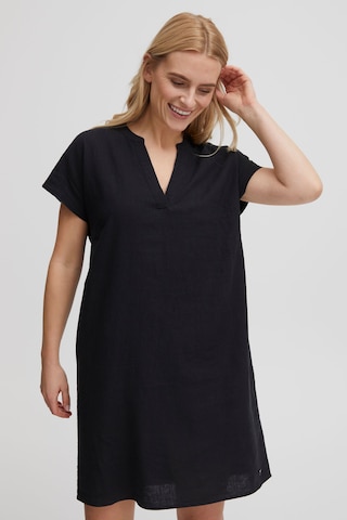 Oxmo Dress 'Anette' in Black: front
