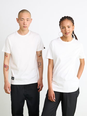 ALPHA INDUSTRIES Shirt in White
