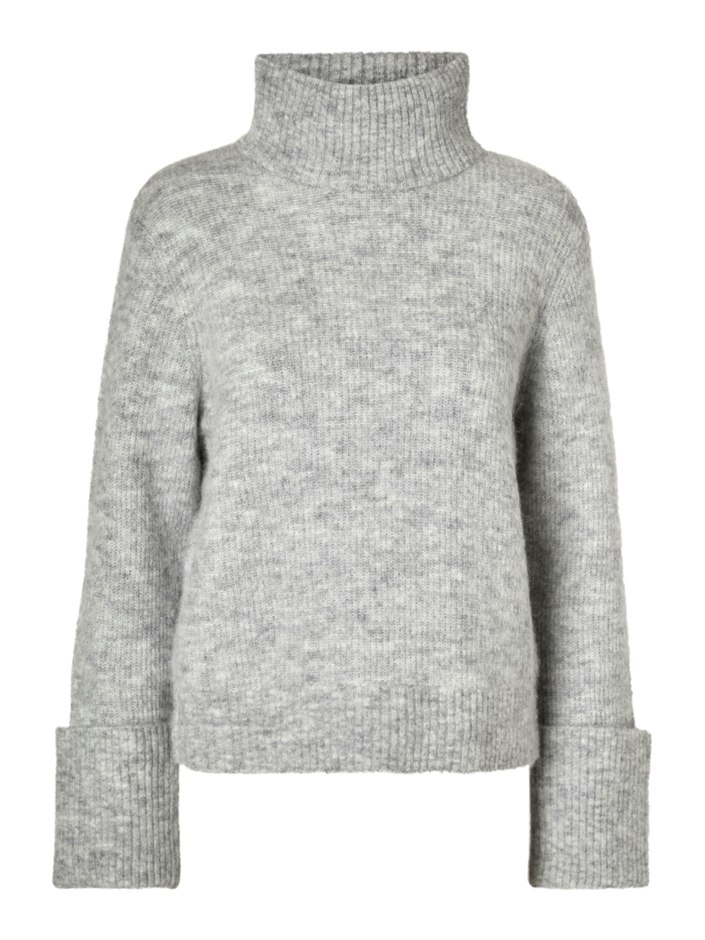 SELECTED Trui 'SLFSia' in Grijs: voorkant