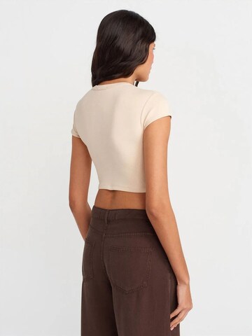 Dilvin Shirt in Beige