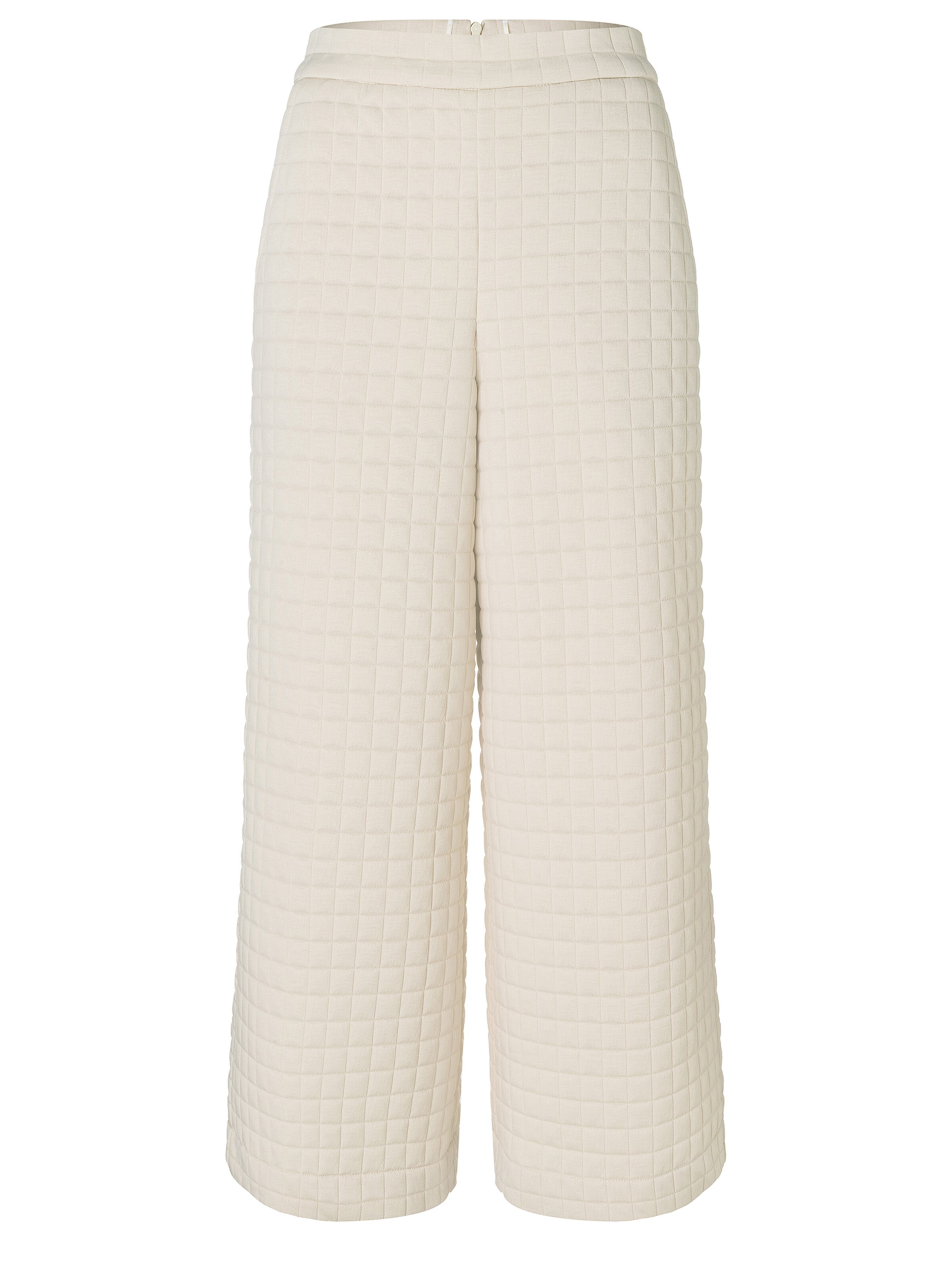 Ana Alcazar Wide leg Trousers ' Savony ' in White: front