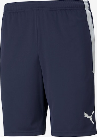 PUMA Sportshorts 'TeamLiga' in Blau: Vorderseite