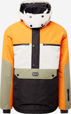 Veste mi-saison TOPMAN en orange : devant