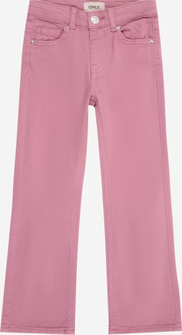 Pantalon 'KMGSUNNA ANNE' Only Mini en violet : devant