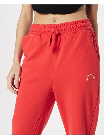 ONLY PLAY Regular Workout Pants in Red