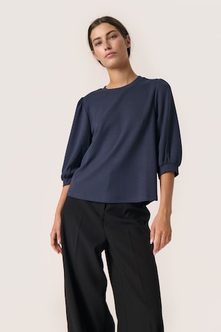 T-shirt 'Leste' SOAKED IN LUXURY en bleu : devant