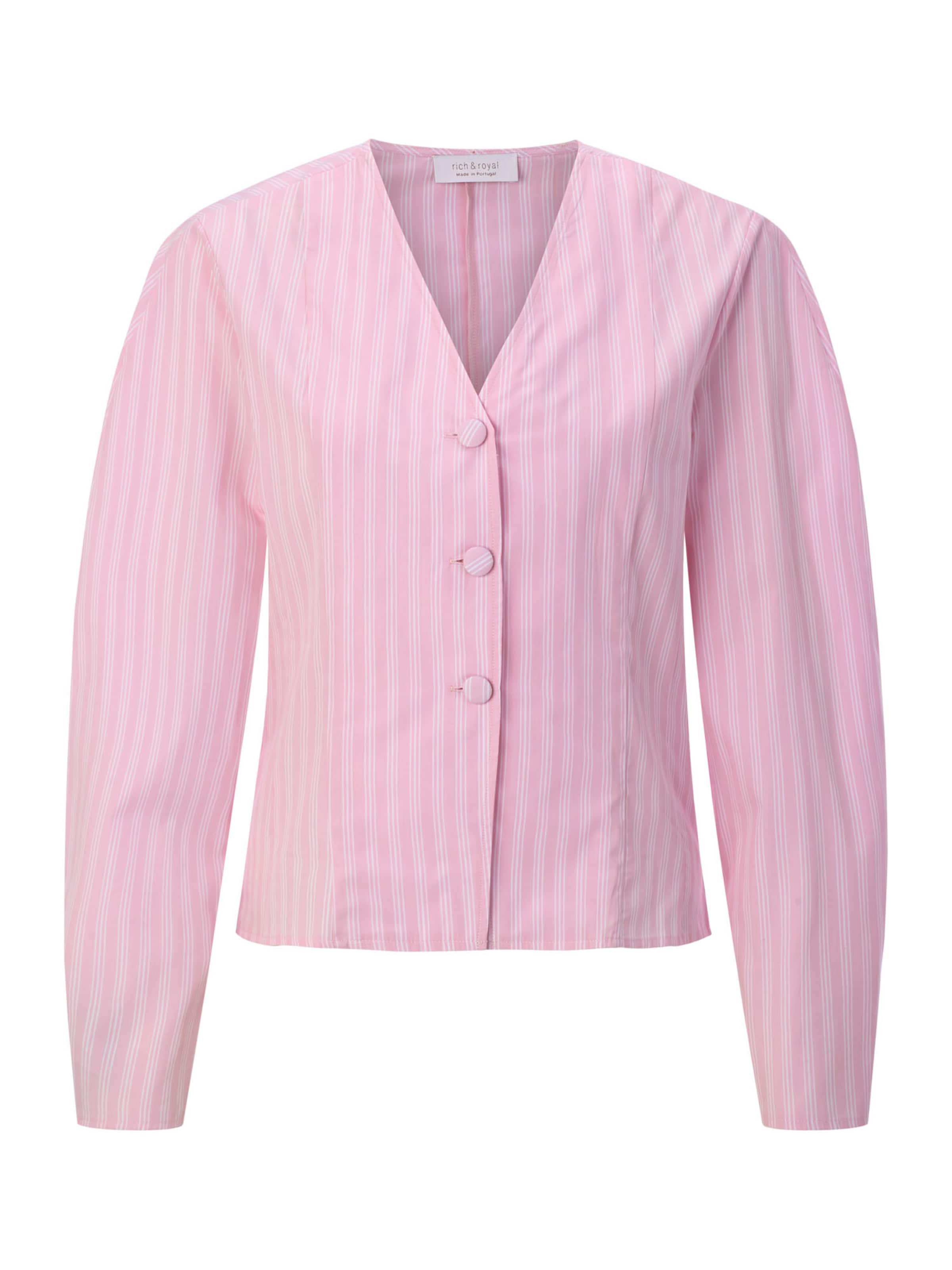 Rich & Royal Bluse in Pink: Vorderseite