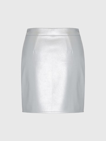 Funky Buddha Rock in Silber: Vorderseite