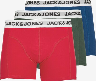 JACK & JONES Boxers en rouge / noir / blanc, Vue avec produit