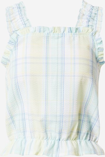 LMTD Bluza 'HEMILY' u plava / pastelno žuta / menta / bijela, Pregled proizvoda