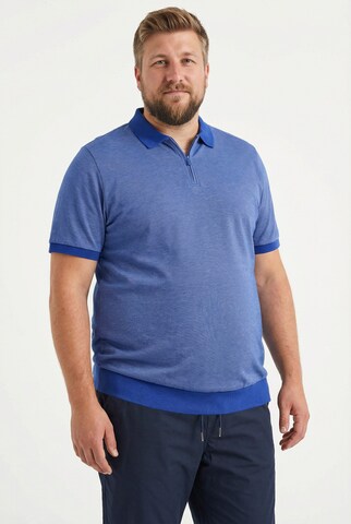 Men Plus Shirt in Blauw