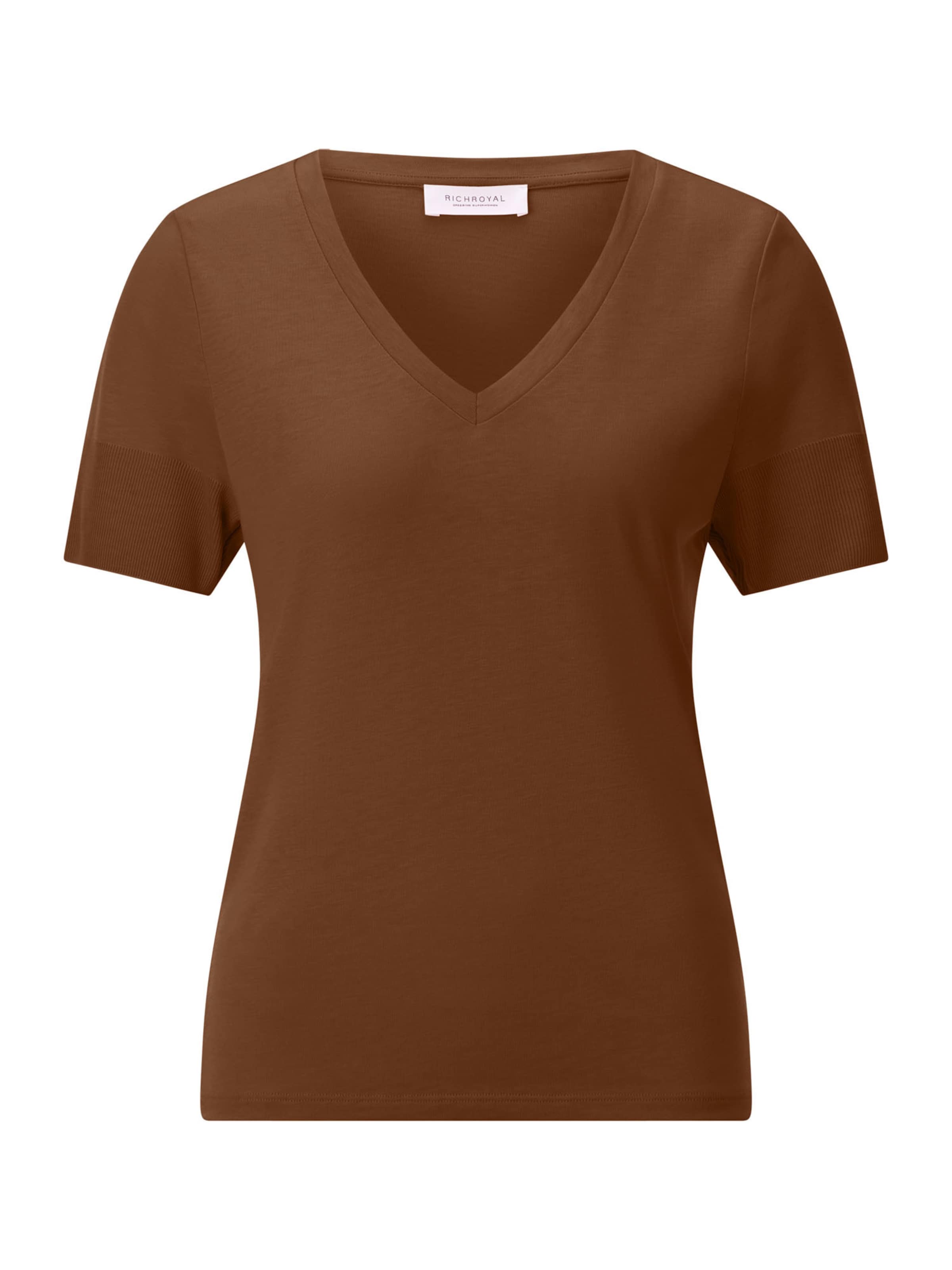 Rich & Royal T-Shirt in Braun: Vorderseite