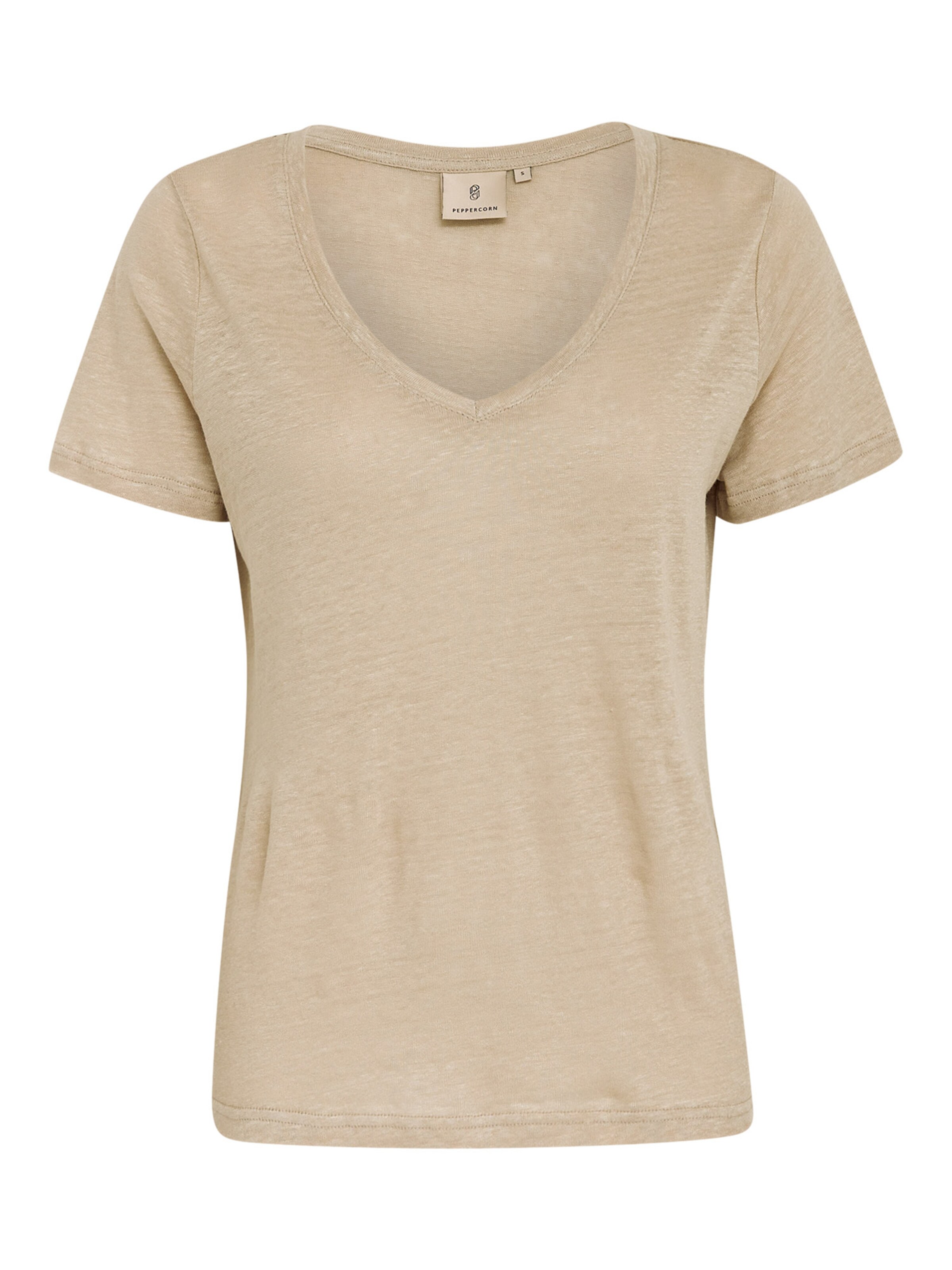 Peppercorn T-Shirt 'Dicte' in Grau: Vorderseite