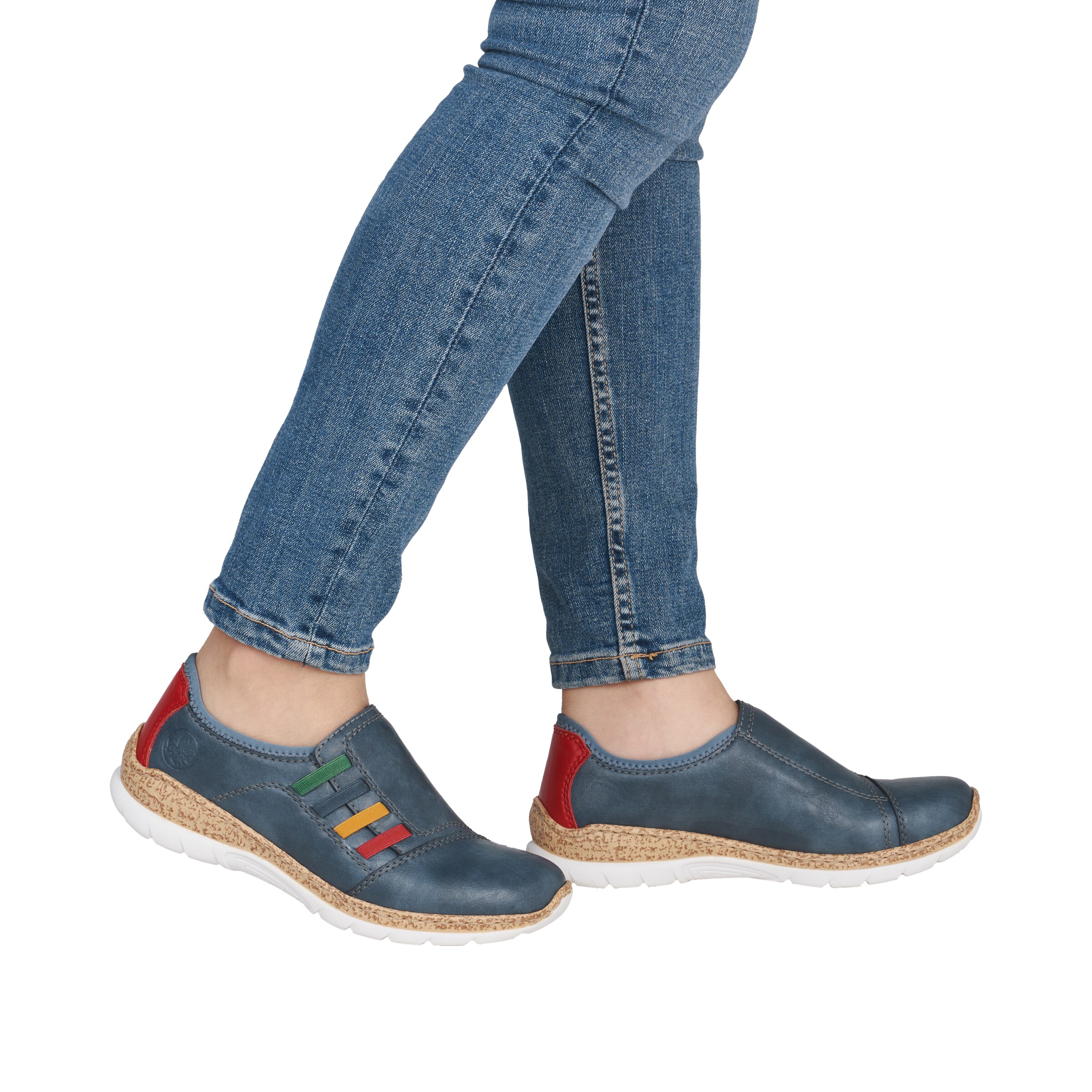 Chaussure basse Rieker en bleu
