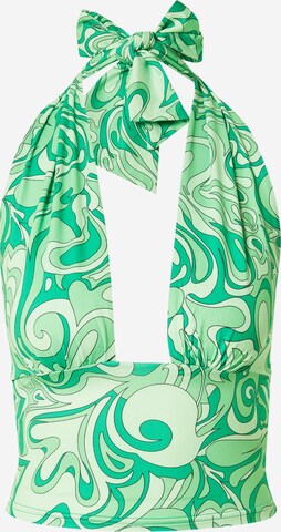 Top di rosemunde in verde: frontale