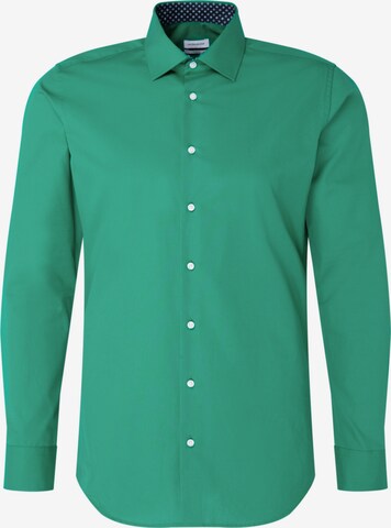 SEIDENSTICKER Slim fit Business Shirt ' X-Slim ' in Green: front