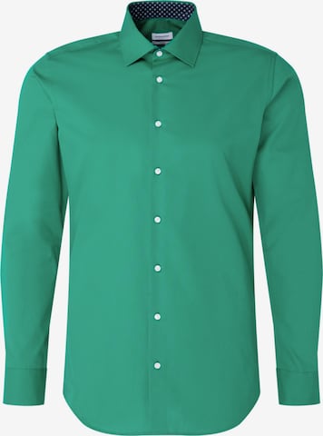 SEIDENSTICKER Business shirt ' X-Slim ' in Green: front