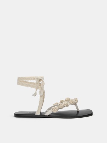 Séparateur d'orteils Pull&Bear en beige