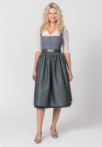 STOCKERPOINT Dirndl 'Aurelia' in Blau: Vorderseite