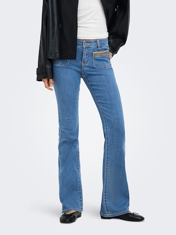 Flared Jeans 'ONLWAUW' di ONLY in blu: frontale