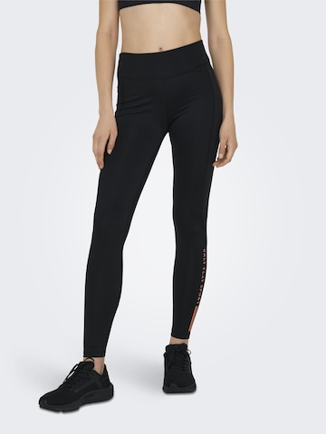 ONLY PLAY Skinny Workout Pants in Black: front