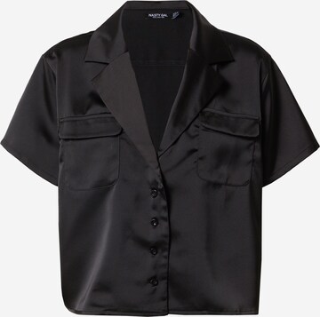 Nasty Gal Petite Bluse in Schwarz: predná strana