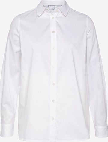 DELMAO Blouse in White: front