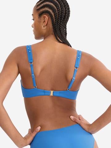 TRIUMPH Bustier Bustier-Bikini-Top ' Red Label Palina Love by the Sea ' in Blau