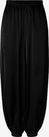 Pantaloni 'PCFesta' di PIECES in nero: frontale