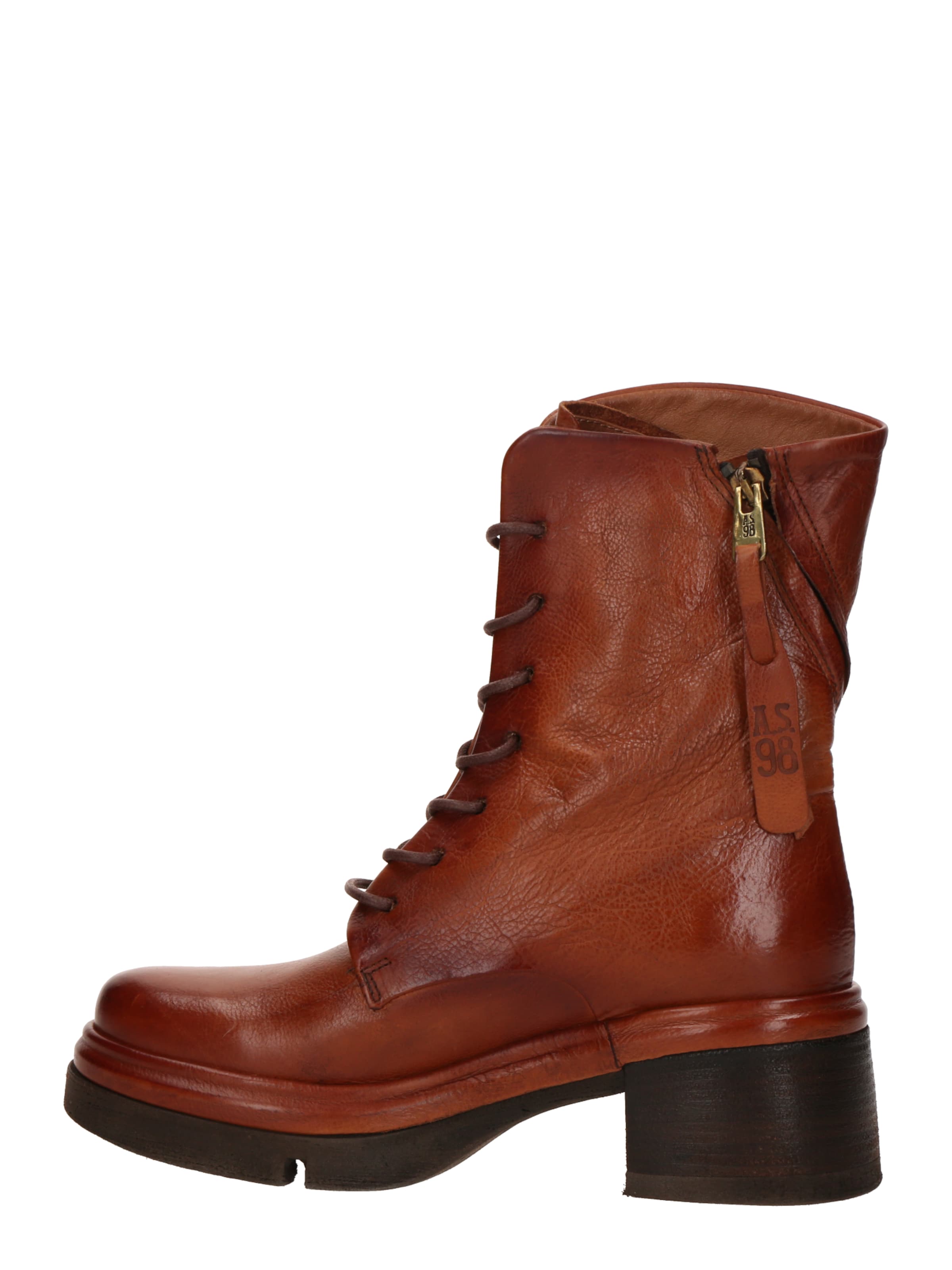 Ghete cu șireturi de la A.S.98 pe maro