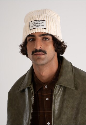 Prohibited Beanie 'Verdant Reverie' in Beige: front
