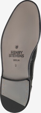 Henry Stevens Schnürschuhe Rahmengenäht 'Winston FBO' in Schwarz