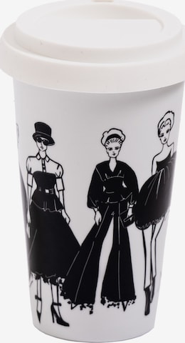 Tasse NJ Fashion Illustration en blanc : devant
