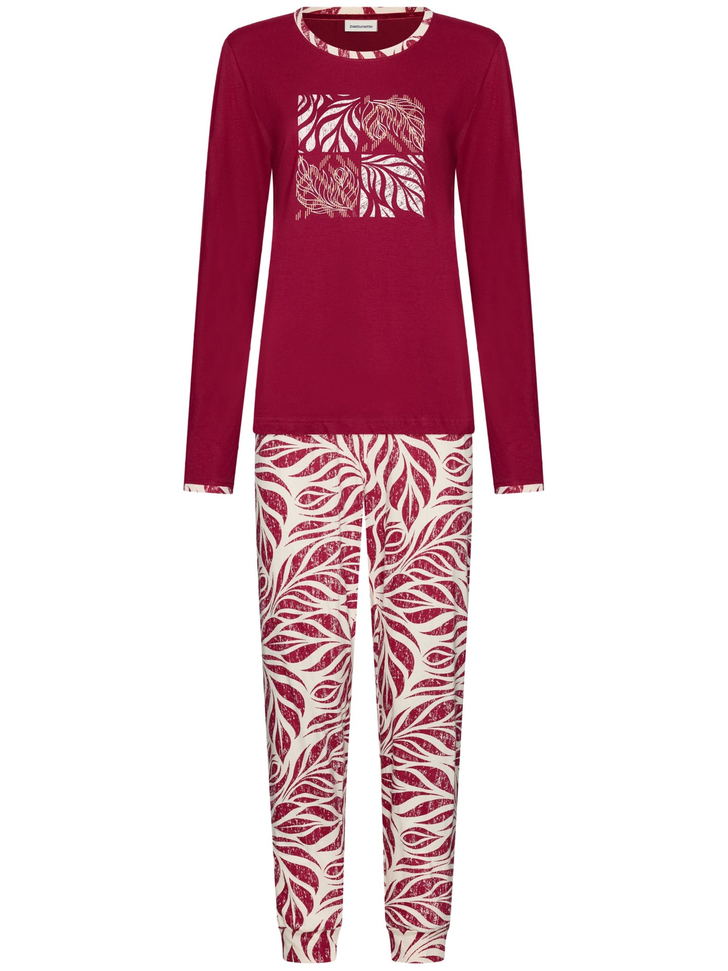 Pastunette Pyjama‌‌‌ in Rot: Vorderseite