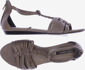 Alberto Fermani Sandals & High-Heeled Sandals in 41 in Brown: front