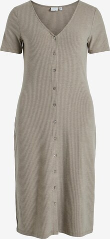 VILA Платье-рубашка 'Felia' в Серый: спереди