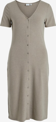 VILA - Vestido camisero 'Felia' en gris: frente