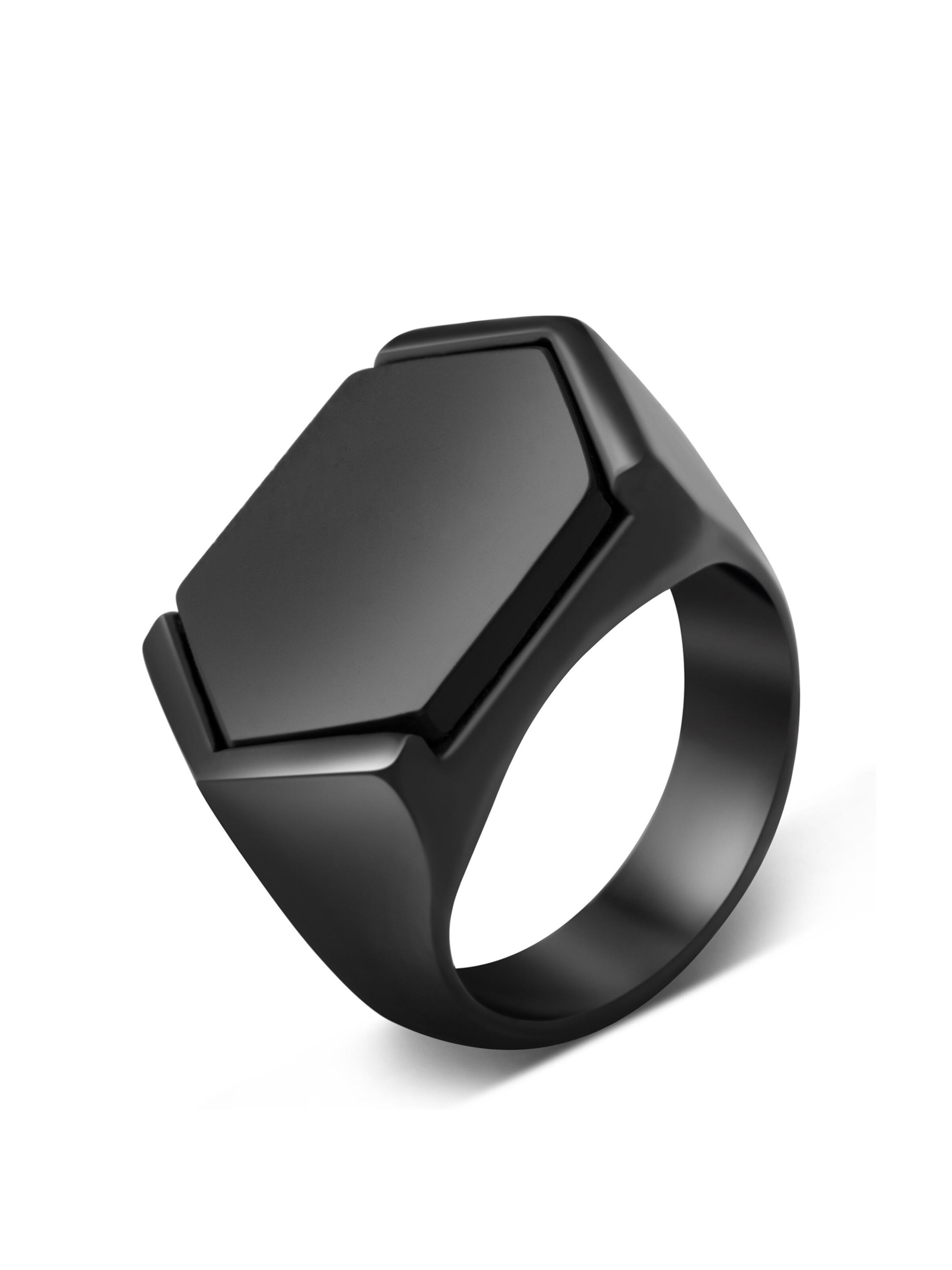 Akitsune Ring 'Abyss' in Black