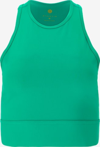 Athlecia Bustier Sport bh 'Lusima' in Groen: voorkant