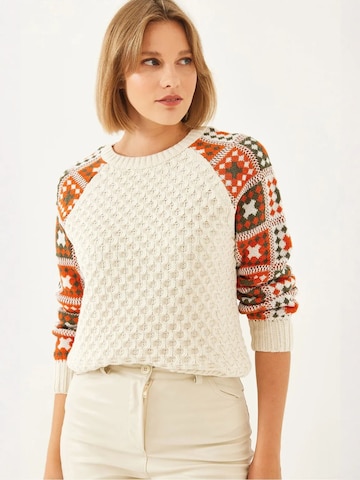 Bianco Lucci Pulover 'Pullover' | bež barva