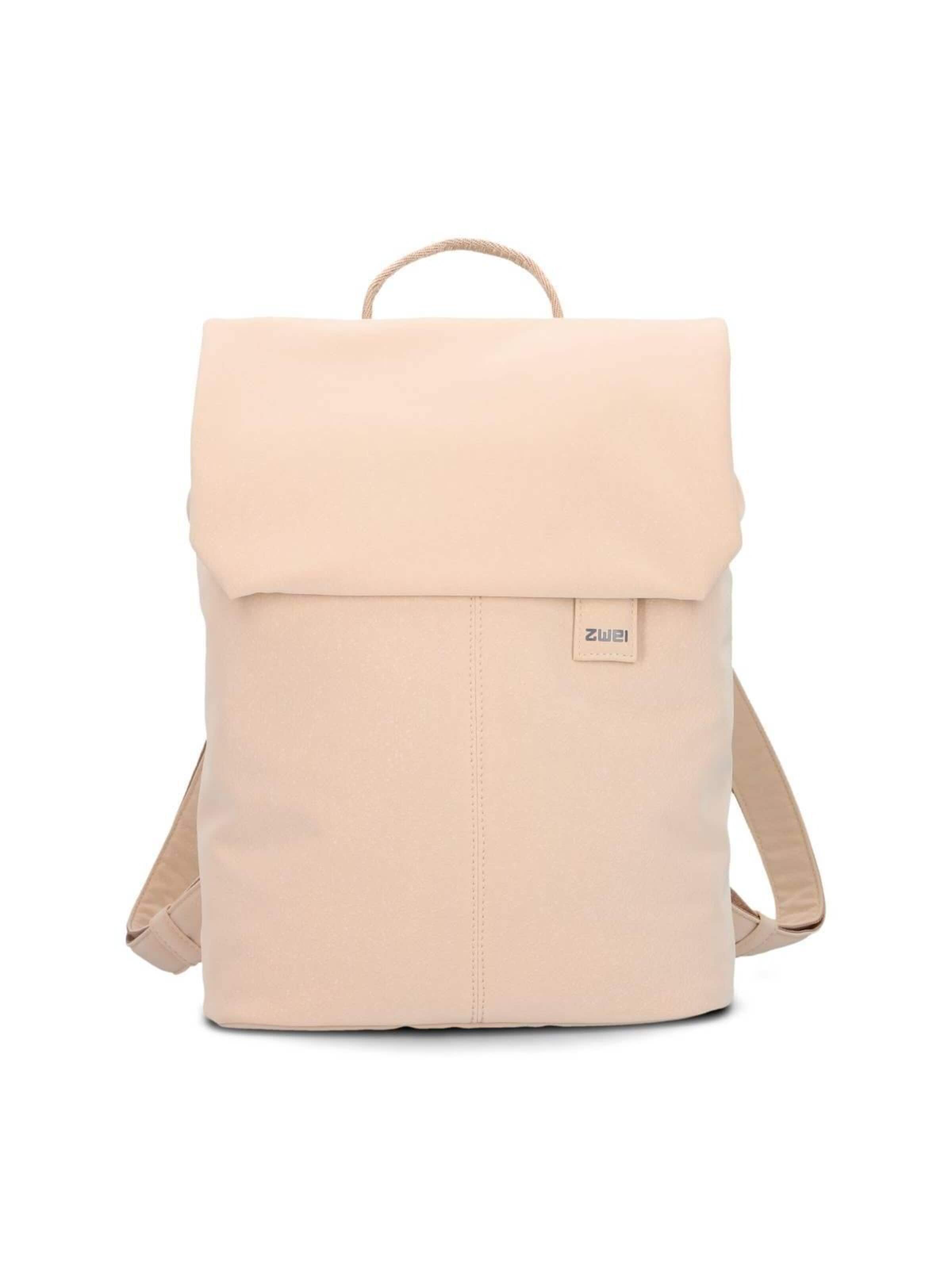 ZWEI Backpack 'MADEMOISELLE.M MR13' in Beige: front