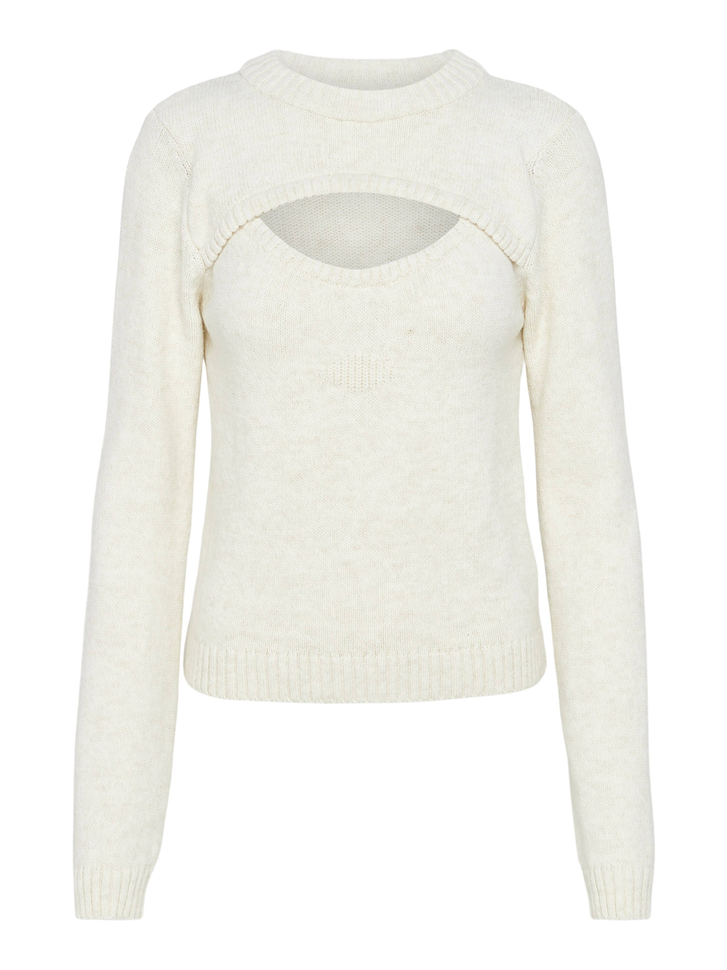 Maglietta 'ALIVE' di UNFOLLOWED x ABOUT YOU in bianco: frontale